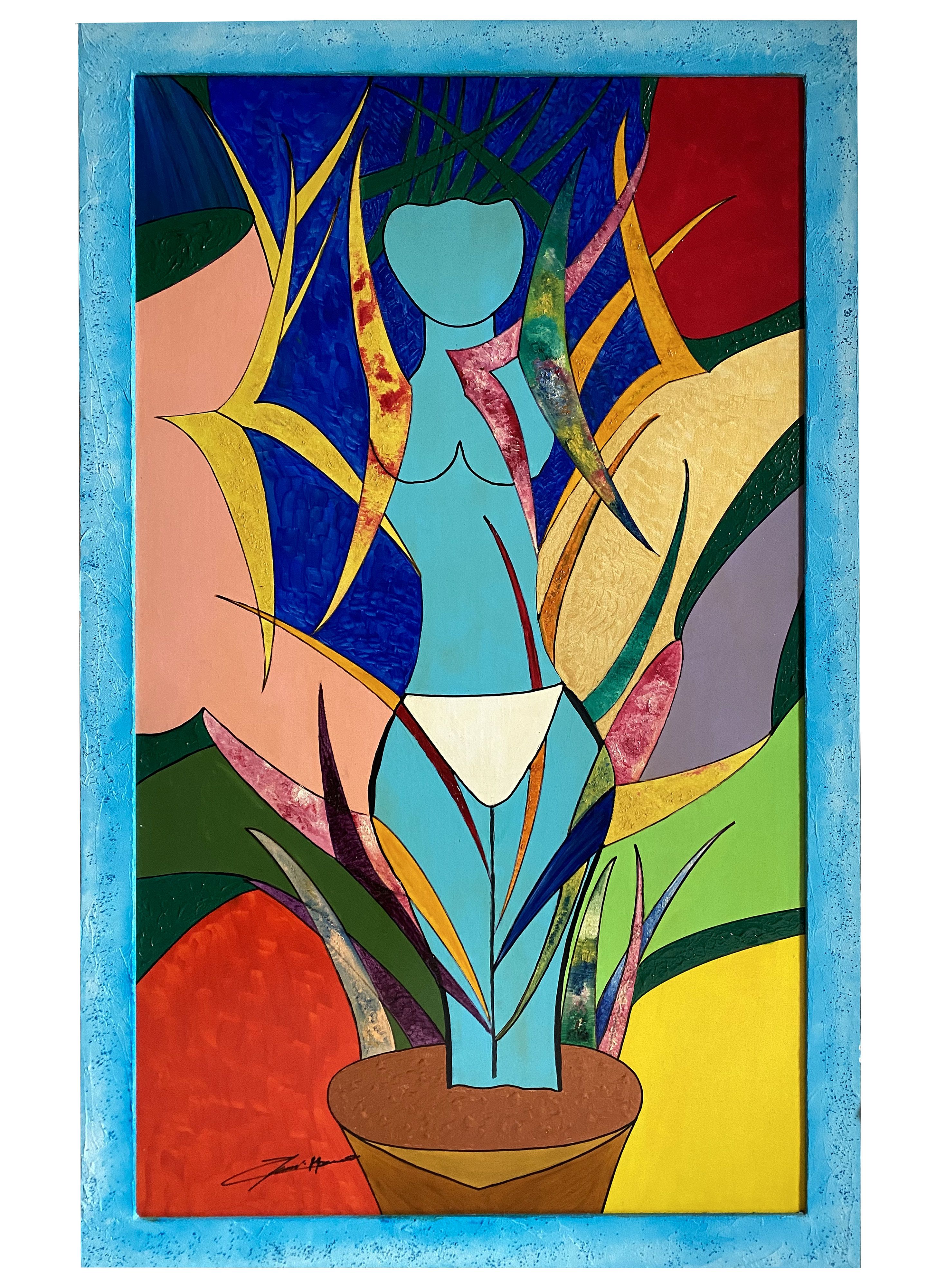 Donna in fiore by Massimo Zerbini